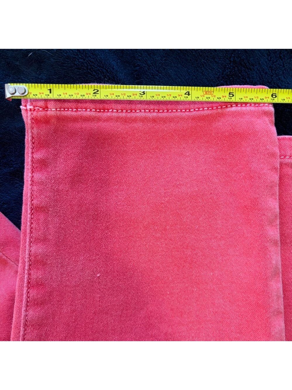Michael Kors Izzy Cropped Skinny Jeans – Size 10 – Coral - Picture 5 of 7